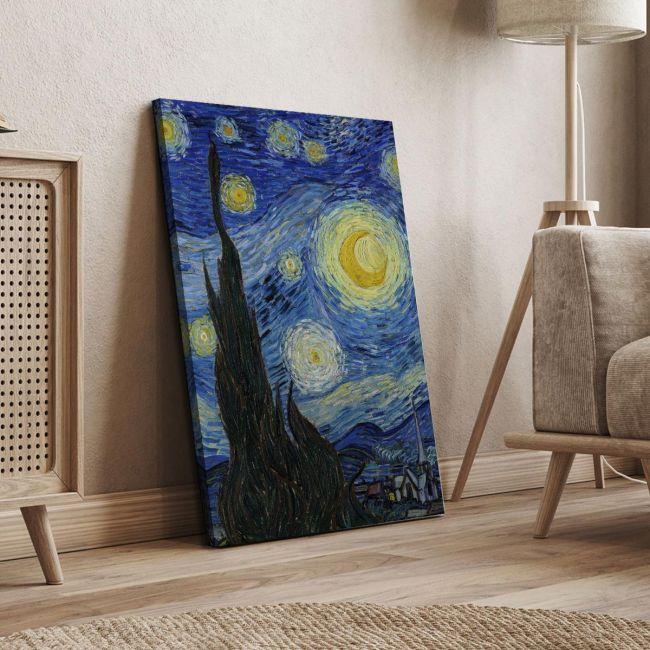 Πίνακας ζωγραφικήςStarry night detail, Vincent van Gogh