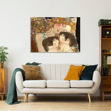 Canvas print Mother and twins (detail) Klimt G. Framed canvas View 1 2