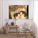 Canvas print Mother and twins (detail), Klimt G.