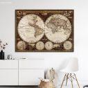 Canvas print World vintage map I