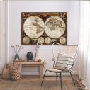 Canvas print World vintage map I