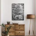 Canvas print, Jungle Landscape in gravure