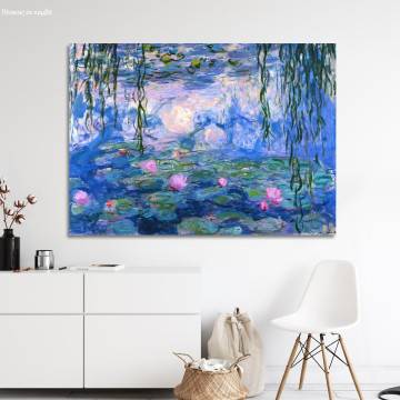 Πίνακας ζωγραφικής Water lilies 1916 art II, Monet