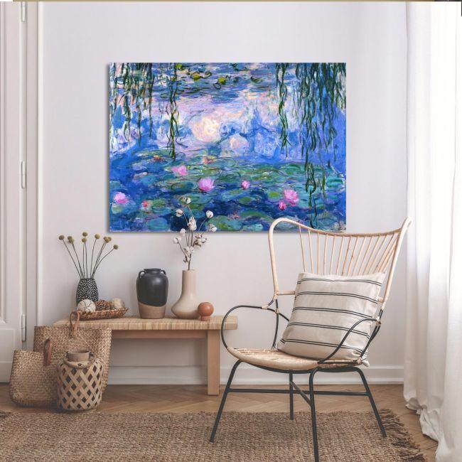 Πίνακας ζωγραφικής Water lilies 1916 art II, Monet
