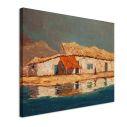 Canvas printOld fisherman's house near water, Oikonomou