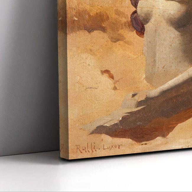 Canvas print Child behind a sculpture, Rallis