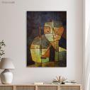 Canvas print Two heads, Klee P.