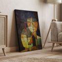 Canvas print Two heads, Klee P.
