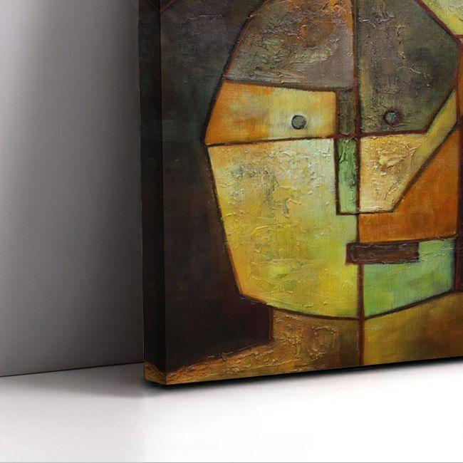 Canvas print Two heads, Klee P.