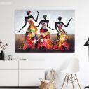 Canvas print African dancing