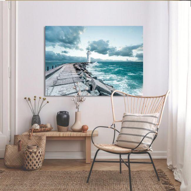 Canvas print Love is a road