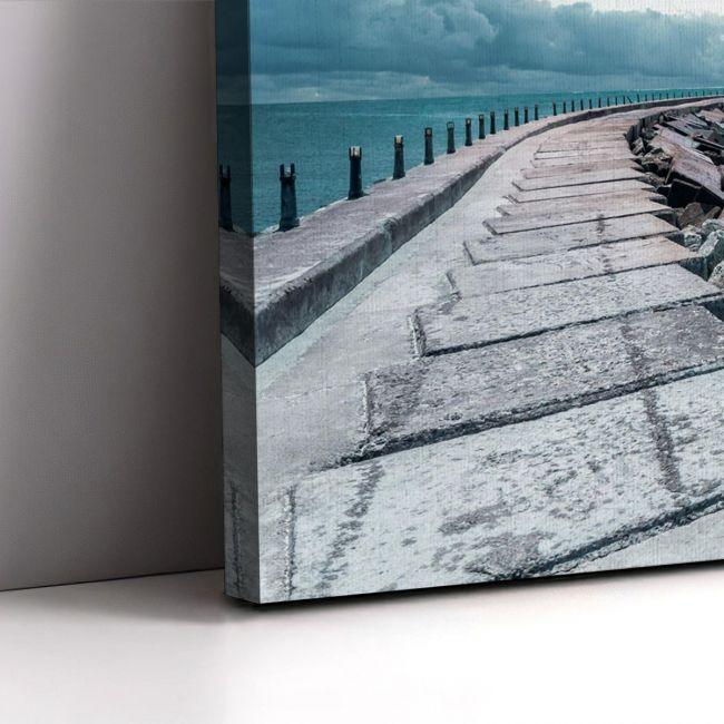 Canvas print Love is a road