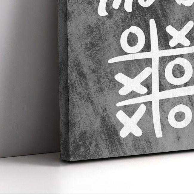 Canvas print Think outside the box painting