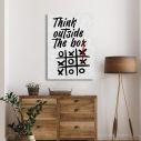 Πίνακας σε καμβά Think outside the box painting Καμβάς τελαρωμένος Όψη 18