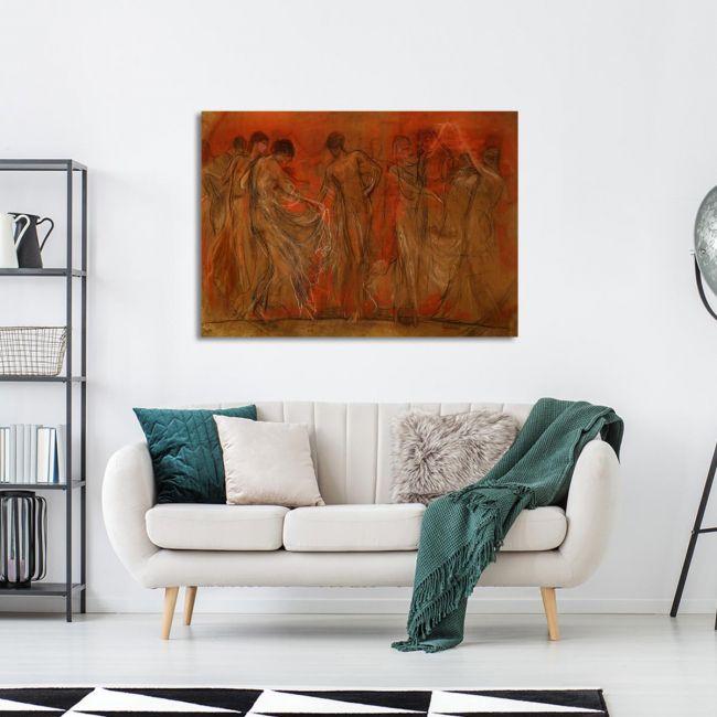 Canvas print The dance of the muses, Gizis