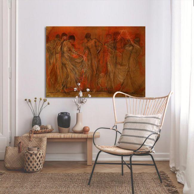 Canvas print The dance of the muses, Gizis