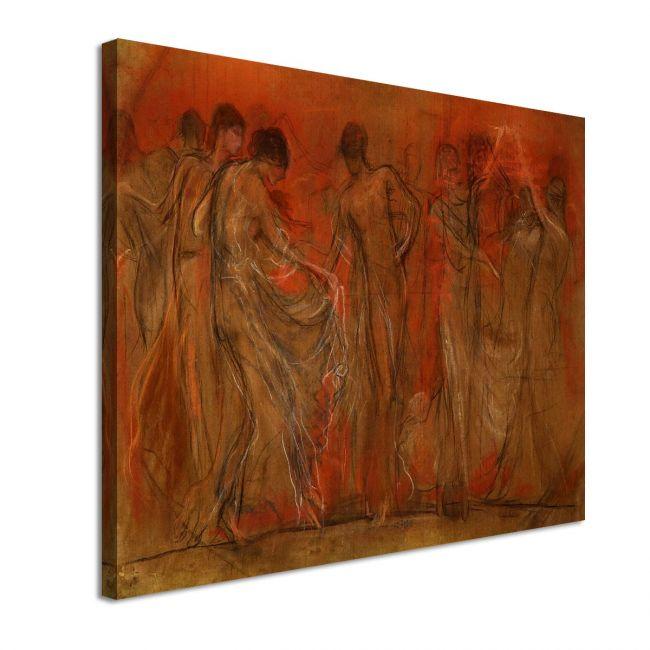 Canvas print The dance of the muses, Gizis