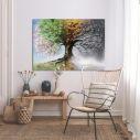 Πίνακας σε καμβά Δέντρο εποχές, Four season tree