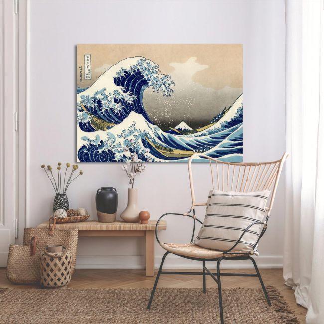 Canvas print The great wave off Kanagawa, Hokusai K.