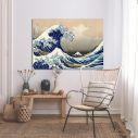 Canvas print The great wave off Kanagawa, Hokusai K.