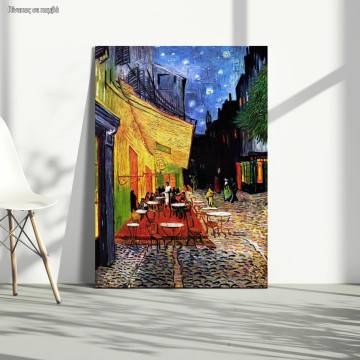 Canvas print The cafe terrace, Vincent van Gogh