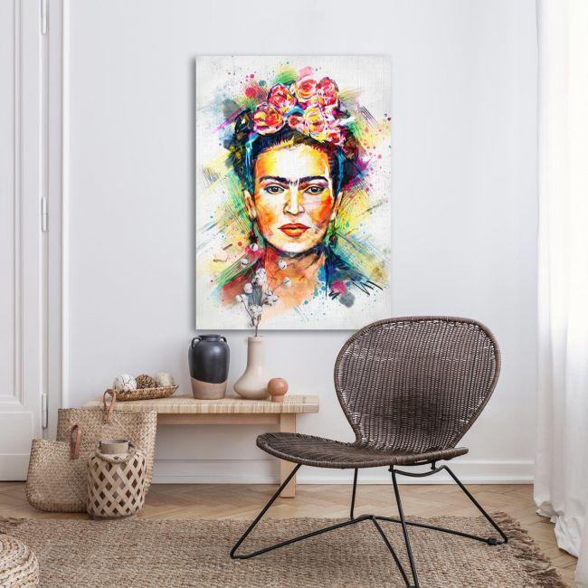 Πίνακας σε καμβά Frida Καμβάς τελαρωμένος