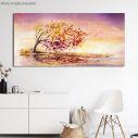 Canvas print Autumn wind panoramic