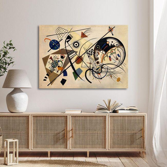 Canvas print Transverse line, Kandinsky W.