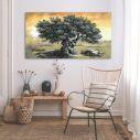 Canvas print Olive tree panoramic
