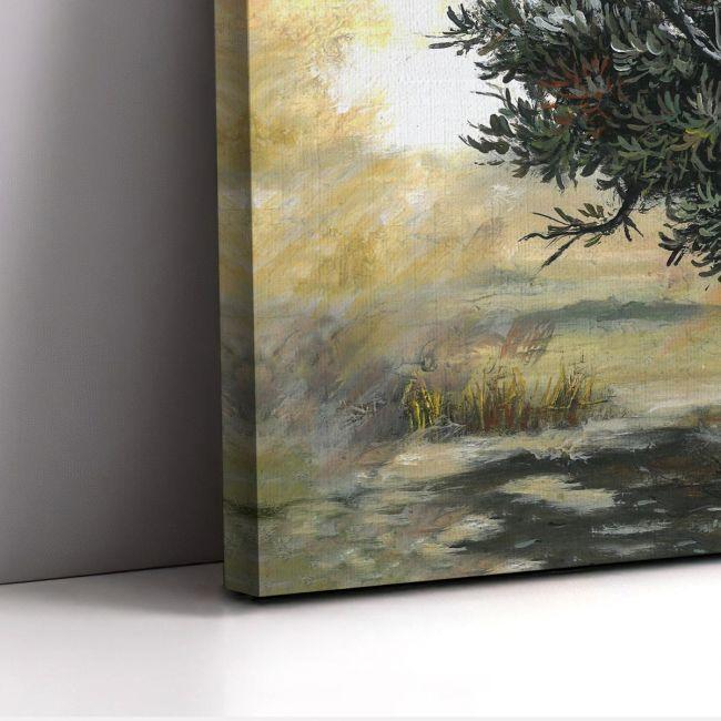 Canvas print Olive tree panoramic