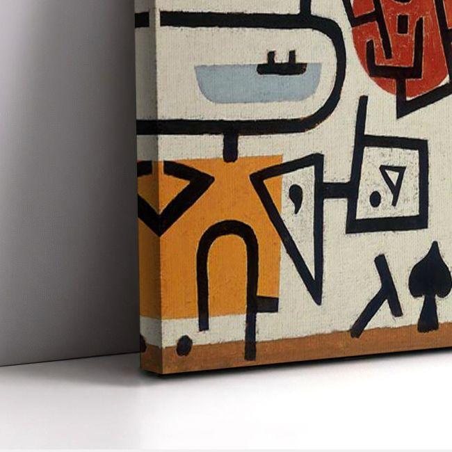 Πίνακας σε καμβά Rich harbour, Klee P., πανοραμικός