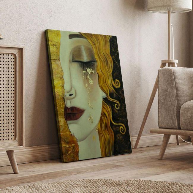 Πίνακας ζωγραφικής Freya's tears, Klimt Gustav, αντίγραφο σε καμβά 5