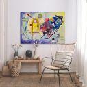 Canvas print Yellow red blue, Kandinsky W.