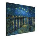 Canvas print Starry night over the Rhône, Vincent van Gogh