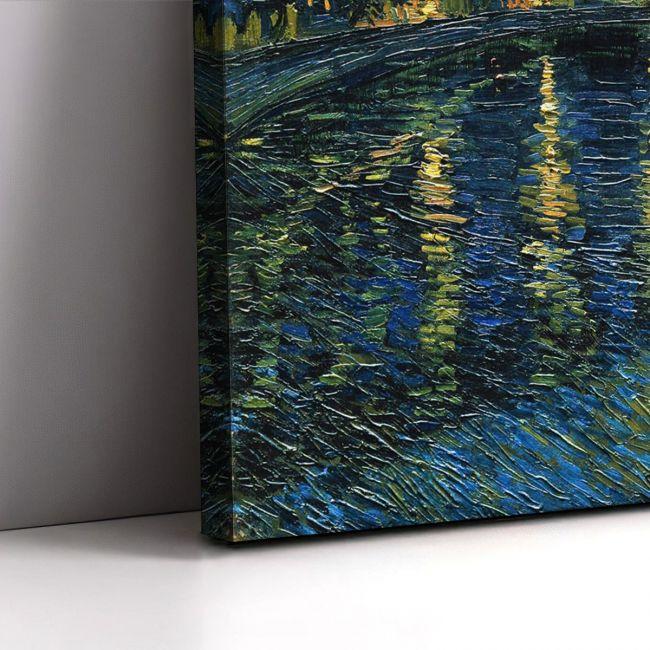 Πίνακας ζωγραφικής Starry night over the Rhône, Vincent van Gogh, αντίγραφο σε καμβά 6