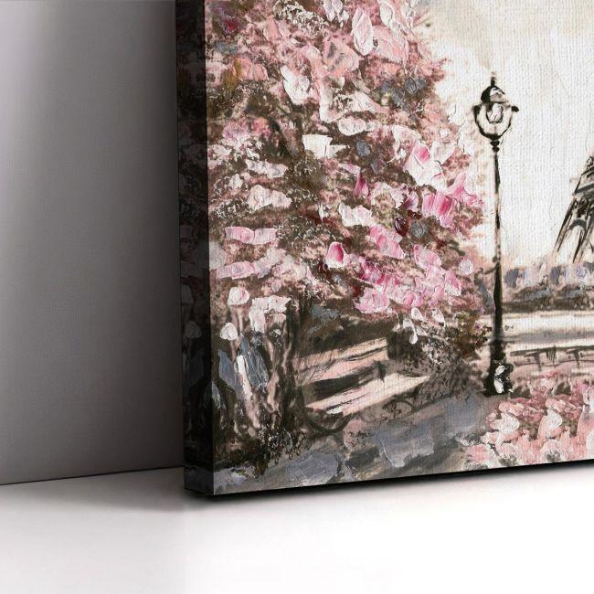 Canvas print Paris, Street View of Paris,3 panels