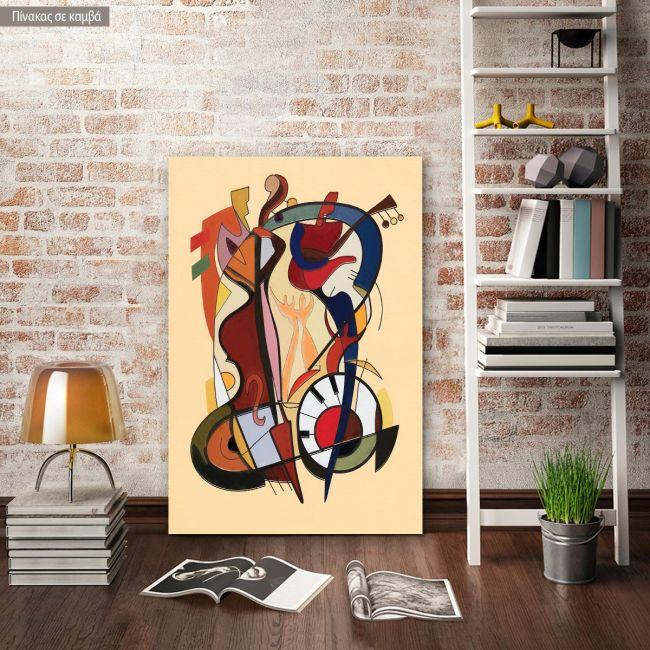 Canvas print Tribute to Kandinksy II