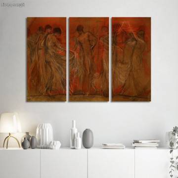 Canvas printMuse dance, Gizis3 panels