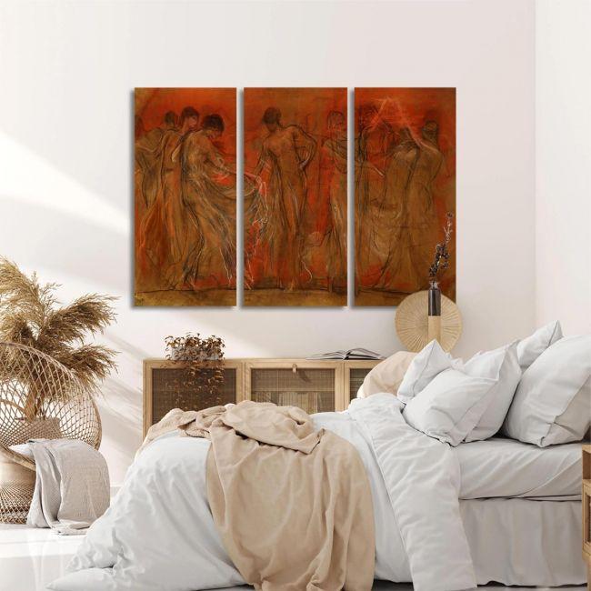 Canvas printMuse dance, Gizis3 panels