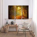 Canvas print Forest memories,3 panels