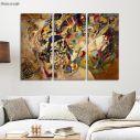 Canvas print Composition VII, Kandinsky W,3 panels