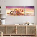 Canvas print Autumn wind,3 panels