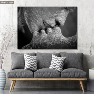 Canvas print Roots gray horizontal Framed canvas View 1 2