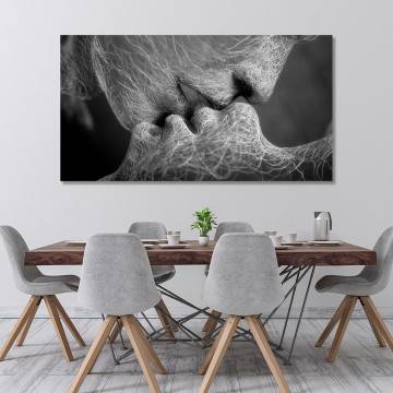 Canvas print Roots gray panoramic Framed canvas View 1 2