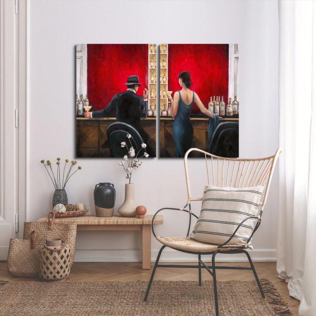 Canvas print We, two panels