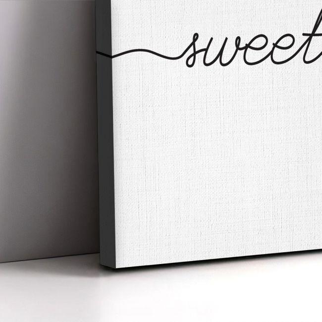 Canvas print Sweet dreams minimal, two panels