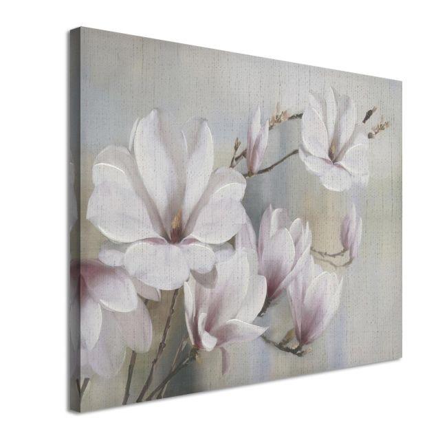 Canvas print, Pink magnolia blossom