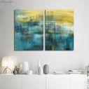 Canvas print Abstract selection IV, two panels