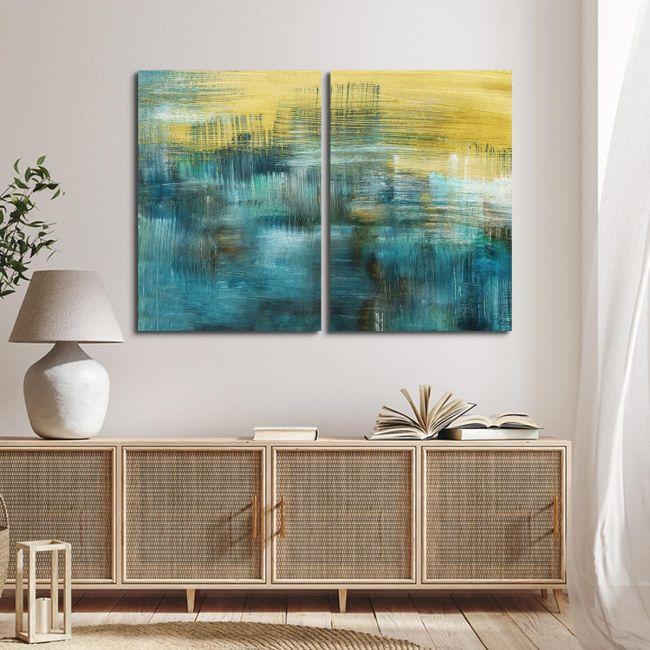 Canvas print Abstract selection IV, two panels