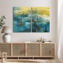 Canvas print Abstract selection IV, two panels